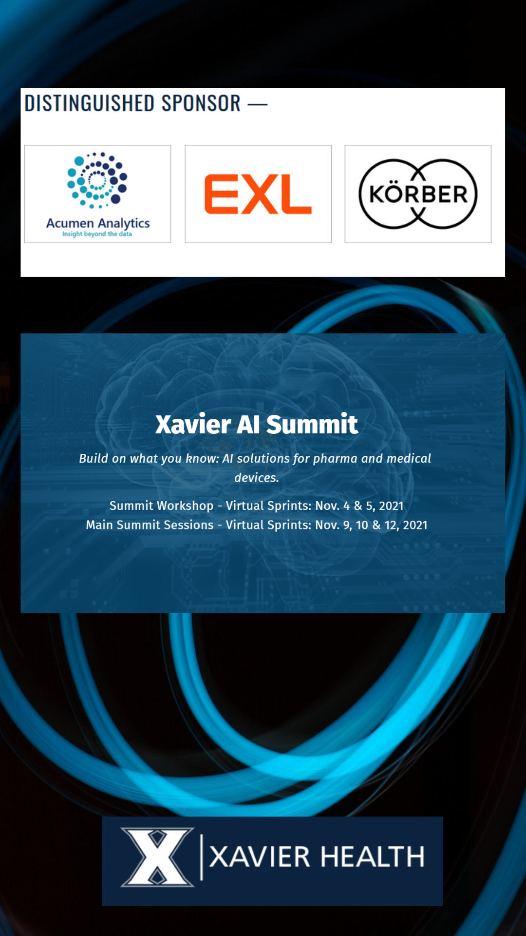 Xavier AI Summit for Website News