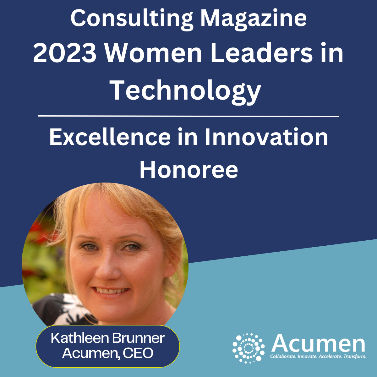 Consulting Magazine - Excellence in Innovation