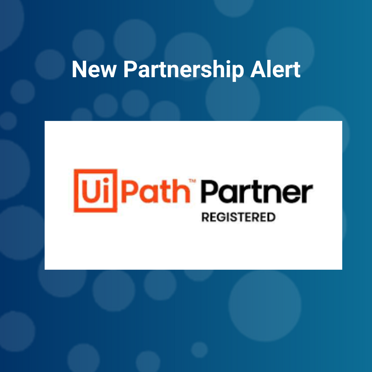 New Partnership Alert